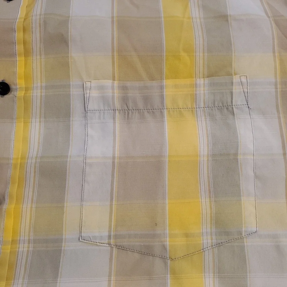 Thrasher Vintage 90s No Contest Button Down Shirt XL Plaid Short Sleeve Skater‎